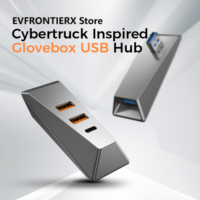 Usb Hub Type C - Glove Box Data Hub For Tesla