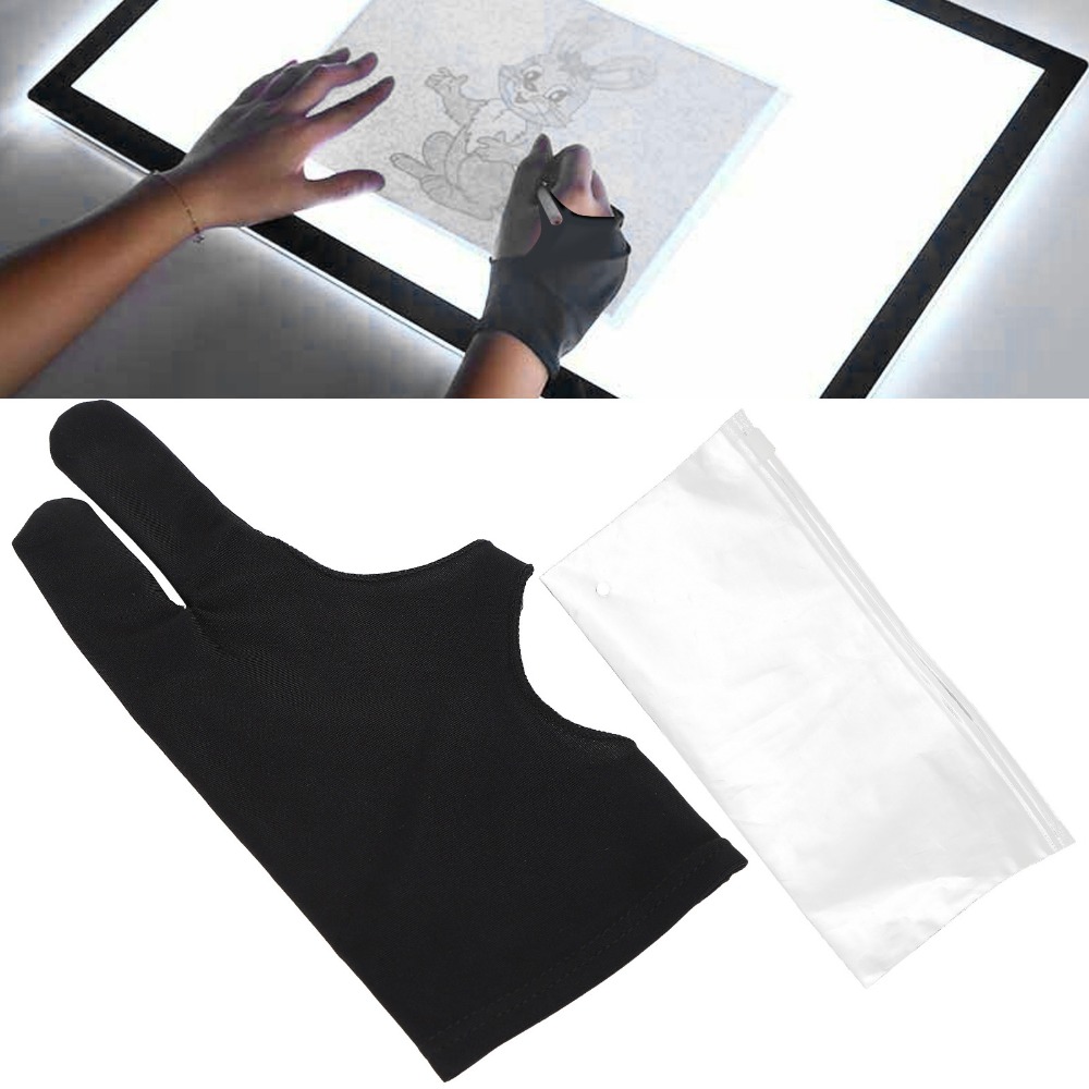 2pcs Durable Two-Finger Design - Drawing Glove Artist recension och pris