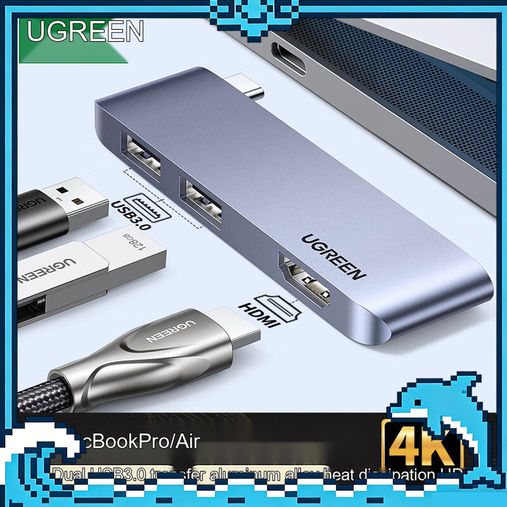 UGREEN 60567 CM263 USB C Hub 3 - Hdmi Adapter Tablet recension och pris