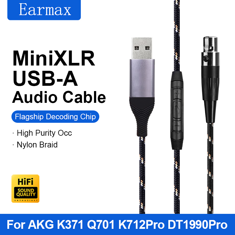 For AKG Q701 K240S K272 K371K7 - Wired Earphone Lightning recension och pris