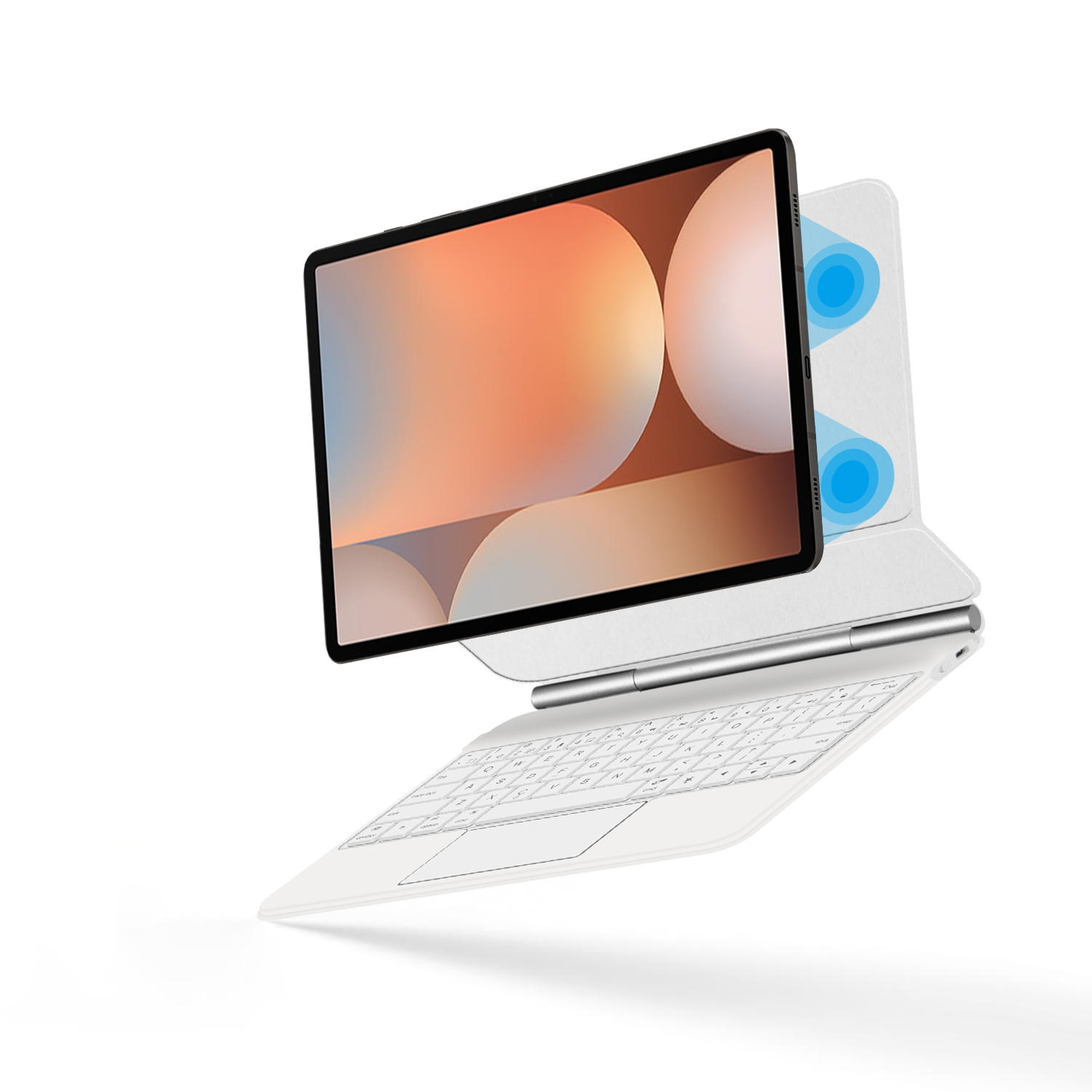 Magic Keyboard For Samsung Gal - Tablet S9 Fe Accessories recension och pris