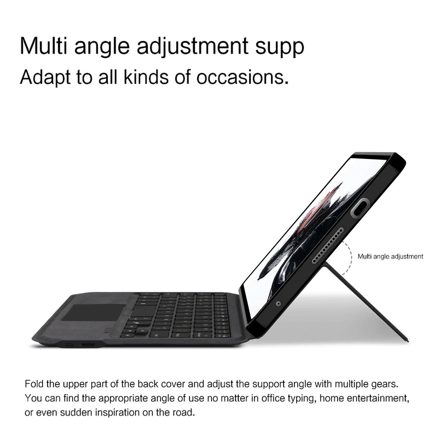 AJIUYU TouchPad Keyboard Case  - Tablet Accessories For Gaming recension och pris