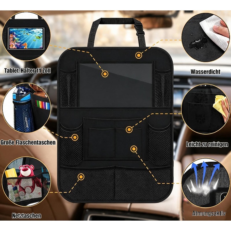 Car Backseat Organizer with To - Tablet Cover Accessories recension och pris