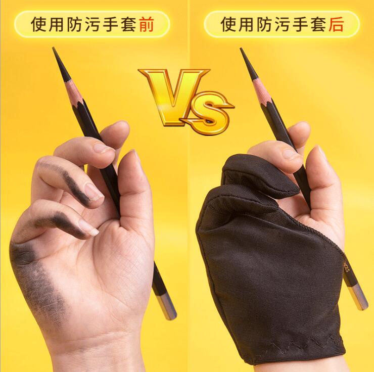 Two-fingers Artist Anti-touch  - Drawing Glove Artist recension och pris