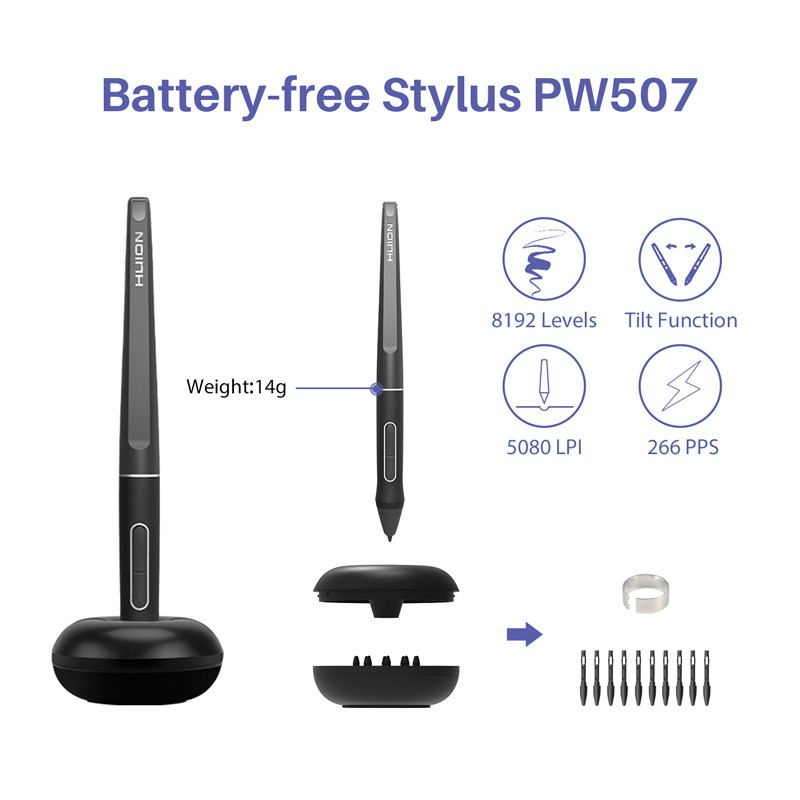 Huion Kamvas Pro 16 Drawing Pe - Huion Tablet Accessories recension och pris