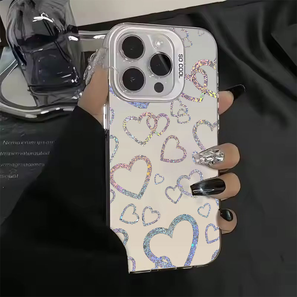 Colorful Heart Print Case For  - Apple Iphone 15 recension och pris