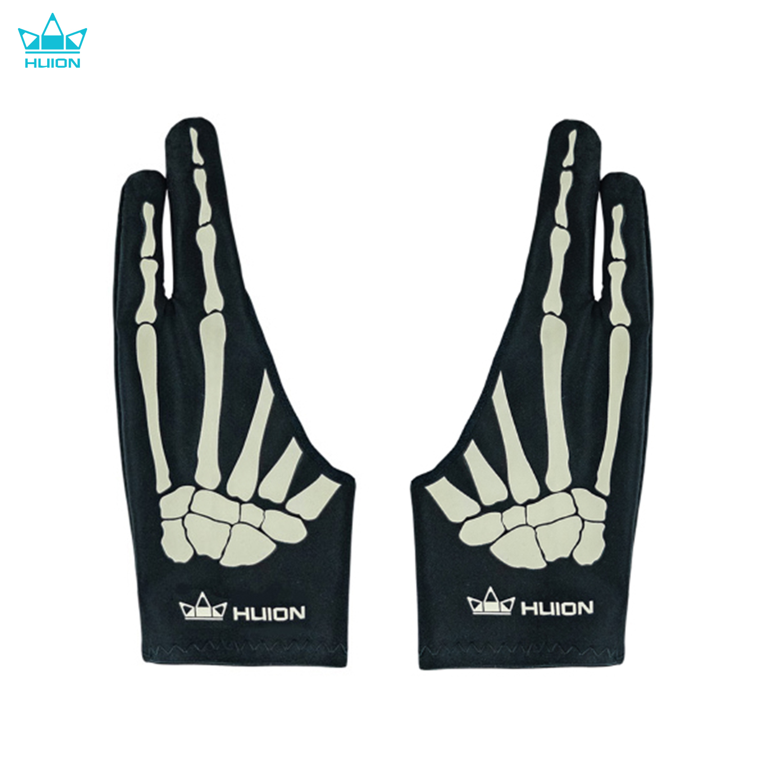 Huion Skeleton Glove Two- Fing - Drawing Glove Artist recension och pris