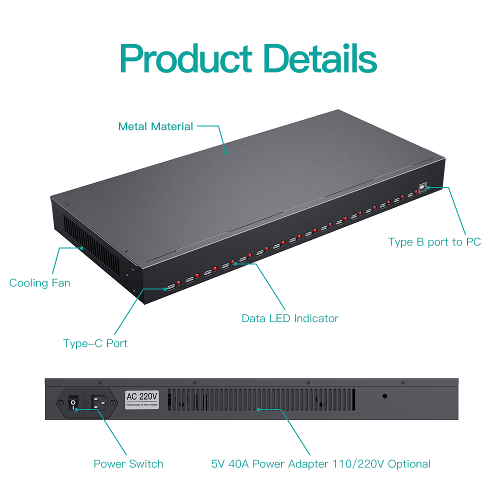 A-165C Sipolar 16 Port Usb c H - Usb Hub Type C recension och pris