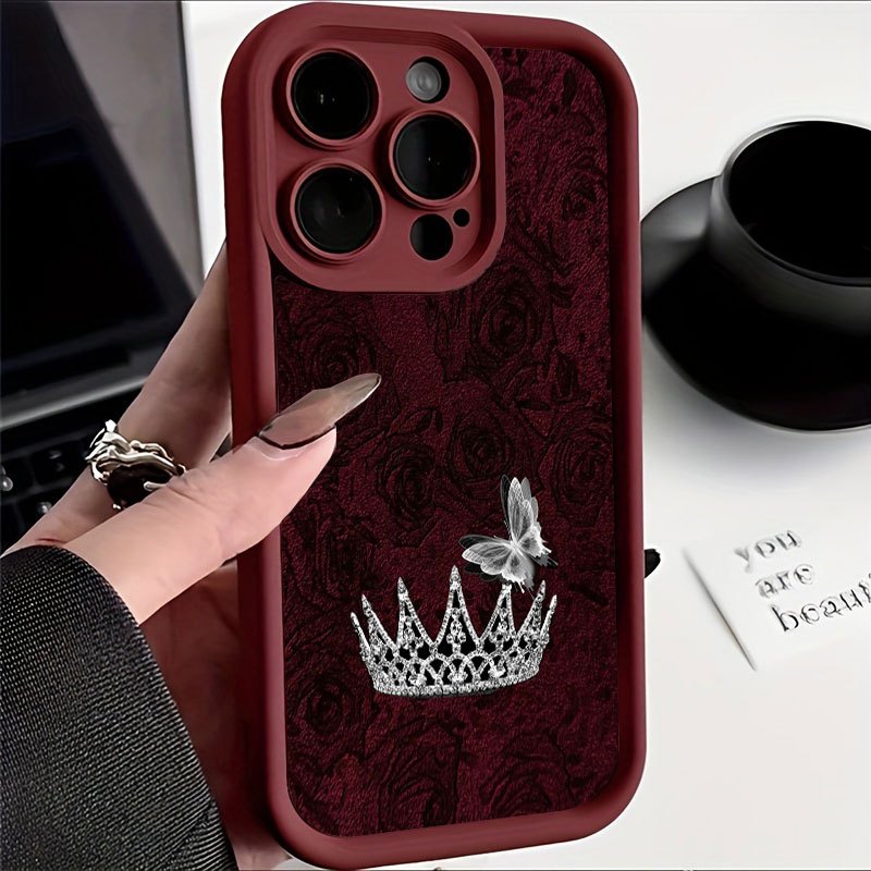 Phone Case Red Rose Silver Cro - Apple Iphone 15 recension och pris