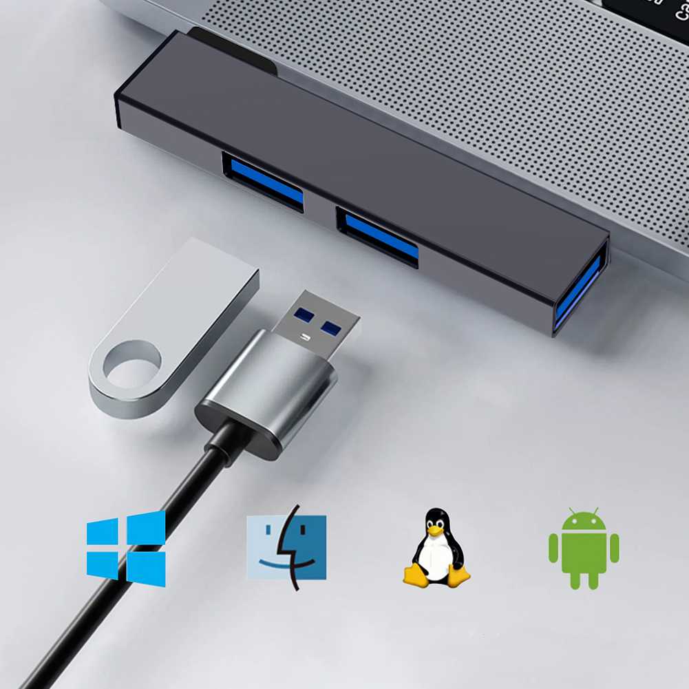 3 in 1 USB Docking Station OTG - Usb Hub Type C recension och pris