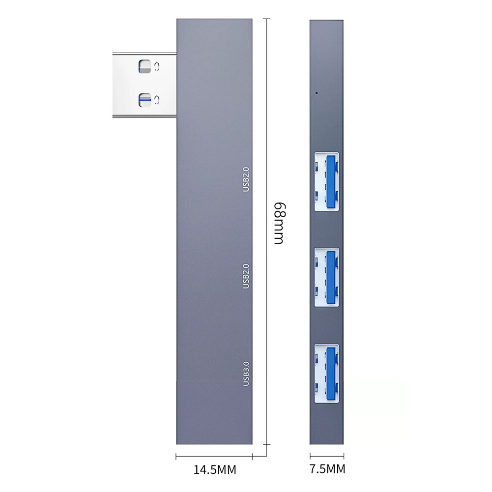 3 in 1 USB Docking Station OTG - Usb Hub Type C recension och pris