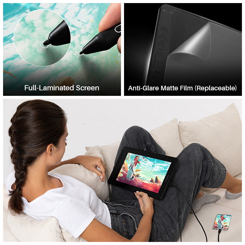 HUION Kamvas 12 Graphic Tablet - Huion Tablet Accessories recension och pris