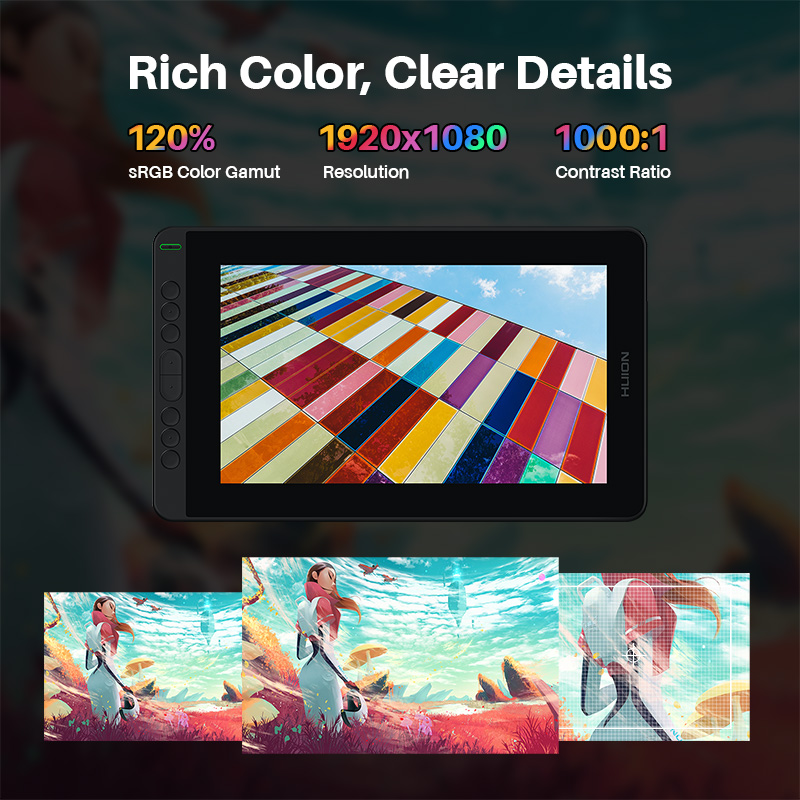 HUION Kamvas 12 Graphic Tablet - Huion Tablet Accessories recension och pris