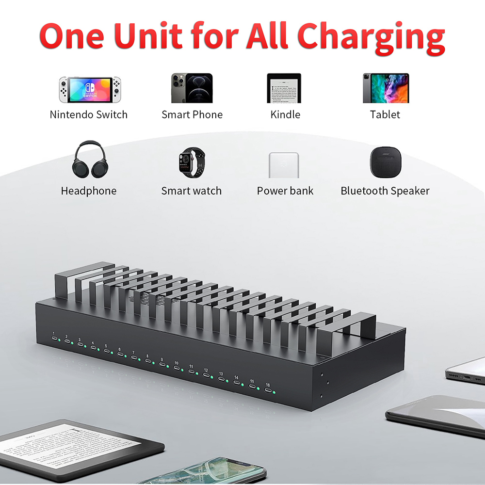 CA16-165C 16 Port Usb Type-c H - Usb Hub Type C recension och pris