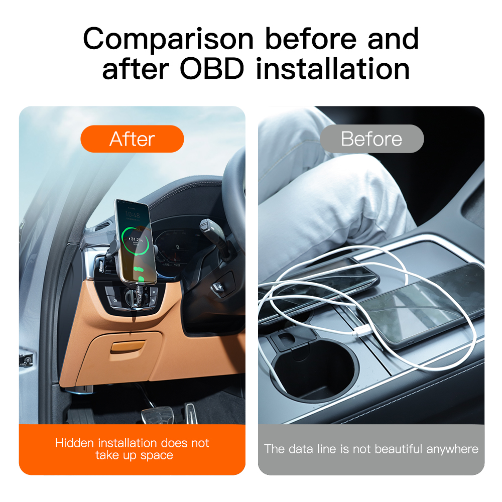 Premium Car OBD Charger Hub fo - Usb Hub Type C recension och pris
