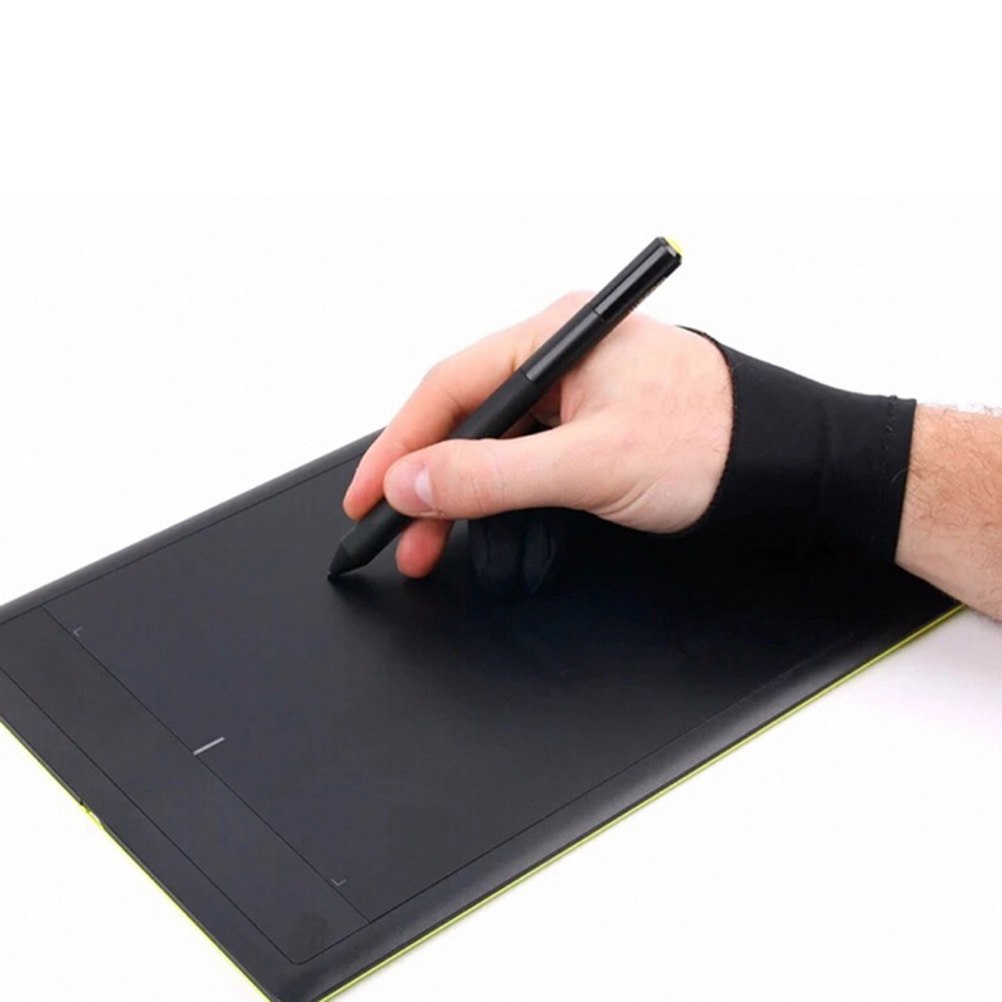 Black 2 finger artist glove an - Drawing Glove Artist recension och pris