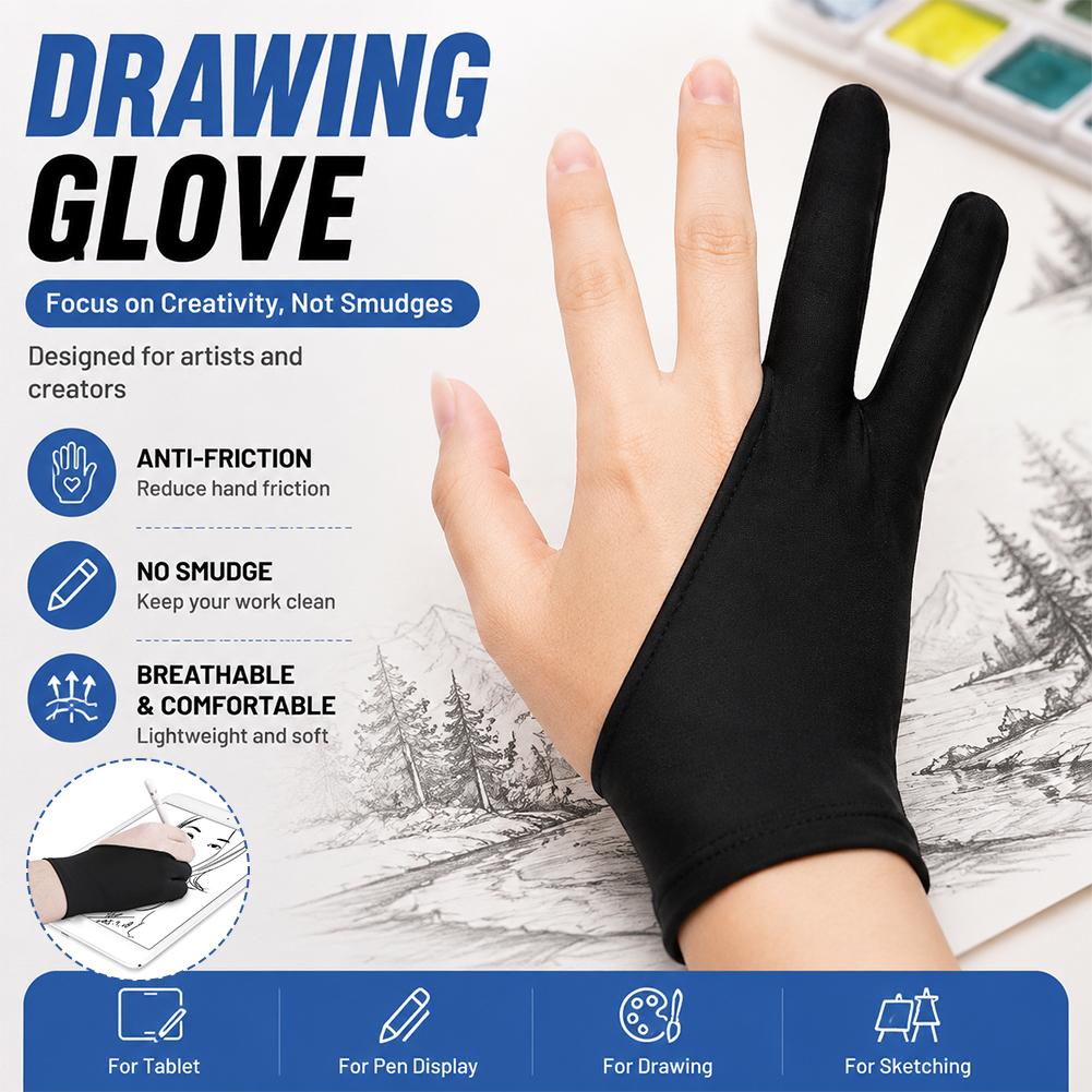 Drawing Glove Anti Touch Scree - Drawing Glove Artist recension och pris